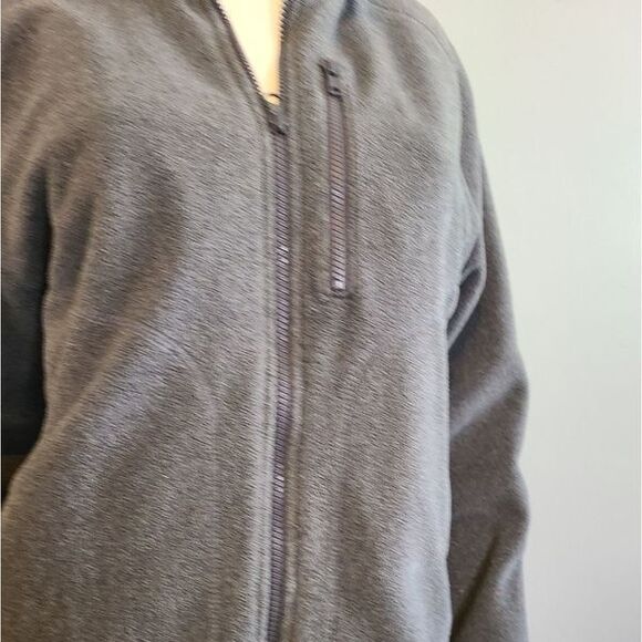 Eddie Bauer Gray Zip Up Windcutter Jacket Med - Picture 5 of 11